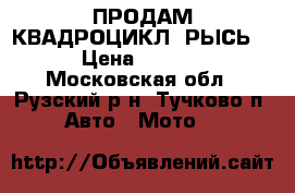 ПРОДАМ КВАДРОЦИКЛ “РЫСЬ-2“ › Цена ­ 80 000 - Московская обл., Рузский р-н, Тучково п. Авто » Мото   